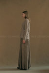 MUTEDANCE cashmere skirt MD23FW88 camel PM95